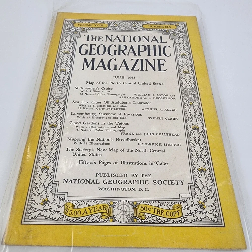 National‎ Geographic Magazine June 1948 No  Insert
